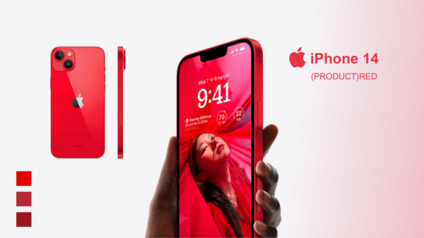 Thiết kế nhỏ gọn với 6.1 inch, iPhone 14 (PRODUCT)RED vẫn vô cùng nổi bật nhờ sắc đỏ tươi tắn